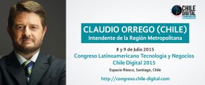 Twitter Post Claudio Orrego Congreso America Digital